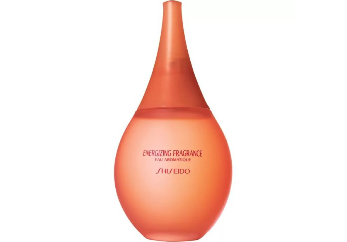 Shiseido парфюм. Shiseido Energizing Fragrance. Шисейдо оранжевые духи. Shiseido Energizing Eau Aromatique 100ml Spray. Шисейдо духи красные.